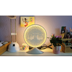 Ringlampe Yggdrasil /  Baum des Lebens