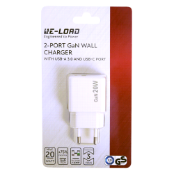 USB-Netzteil 20 Watt Typ-A + Typ-C